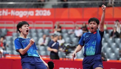 国乒小将一日双杀日本强敌，这枚亚运男双金牌价值为何远超男团？