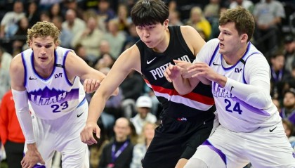 季前赛-杨瀚森3分0板+6犯毕业 爵士险胜开拓者