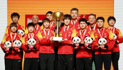 11战全胜！混团世界杯-国乒8-1韩国卫冕夺冠 王曼昱林诗栋均横扫