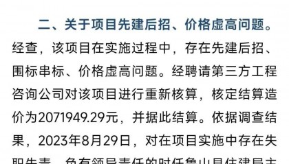 “牛郎织女雕塑”先建后招、围标串标、价格虚高！平顶山联合调查组发布情况通报