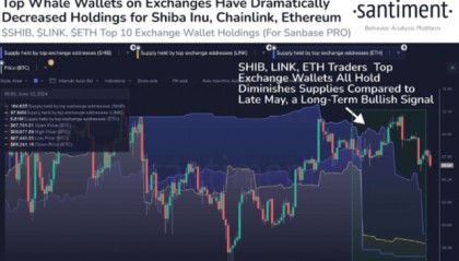 山寨币：柴犬、Chainlink、以太坊交易所供应量暴跌，价格即将回升？