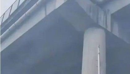 东莞一高架快速路四车道突变三车道，车辆冲出桥面高坠造成伤亡？官方：特大事故，正在调查