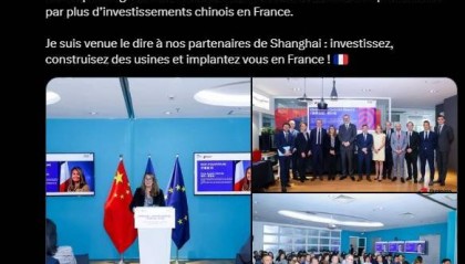 法国外贸官员访华，宣称“支持贸易谈判但不妥协”