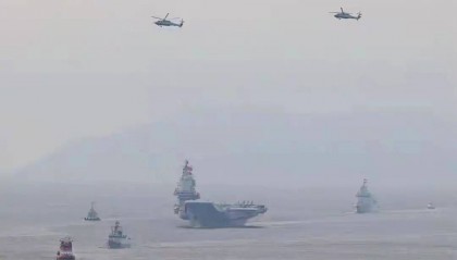 055大驱挂联合国旗巡航琉球！从争议到实控的绝杀，美日只剩嘴硬
