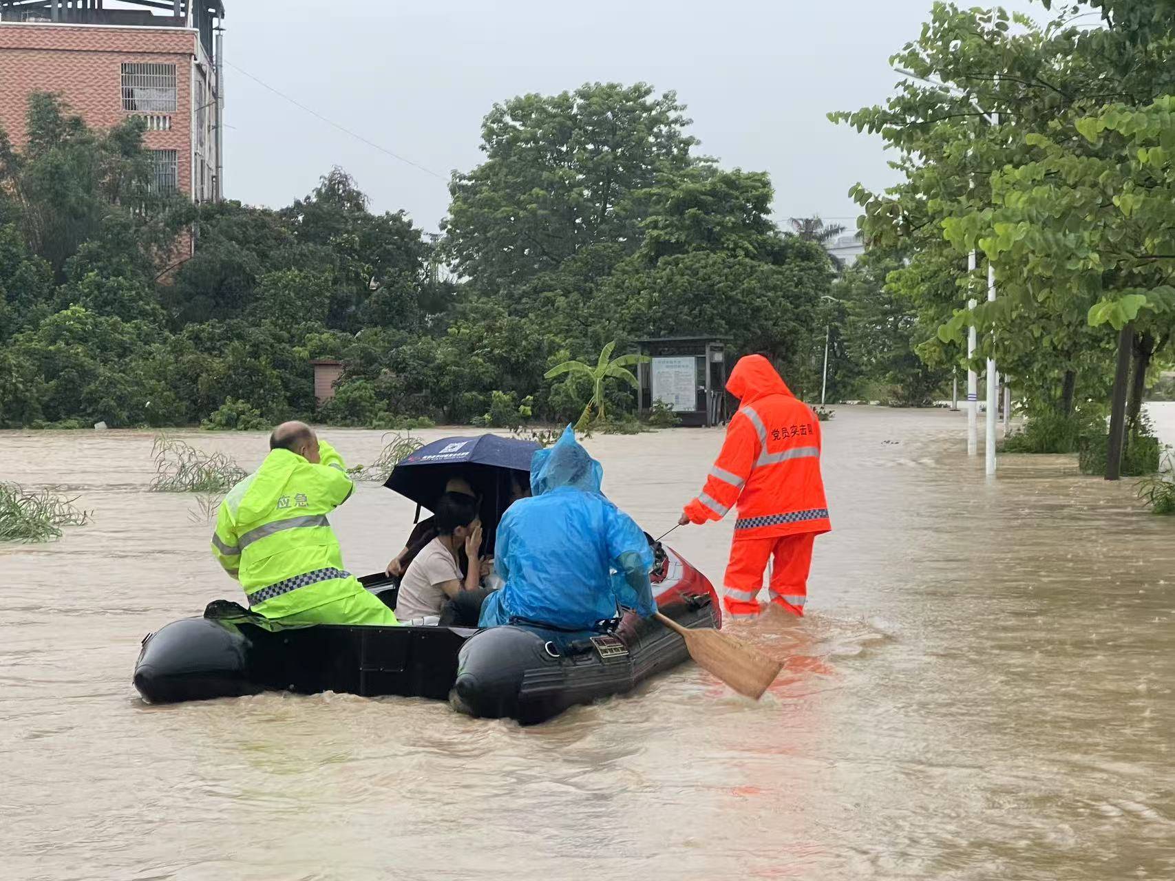 仲恺高新区防汛应急响应提升为Ⅲ级