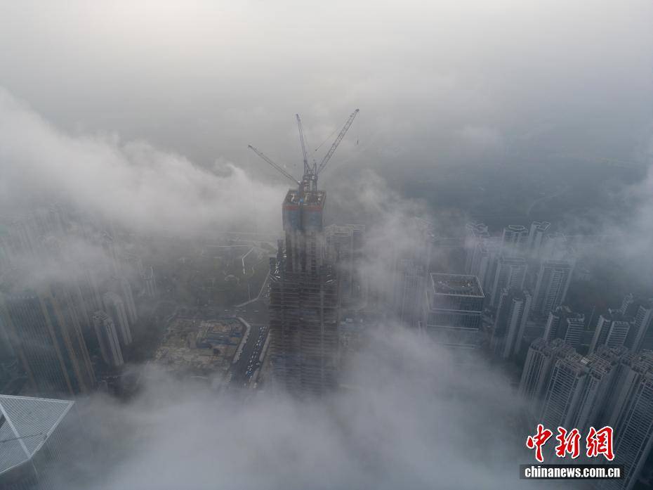 成都489米新地标建设高度已突破200米