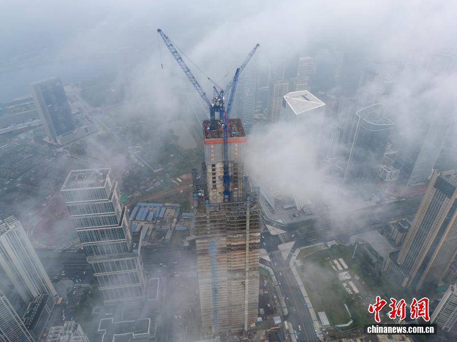 成都489米新地标建设高度已突破200米